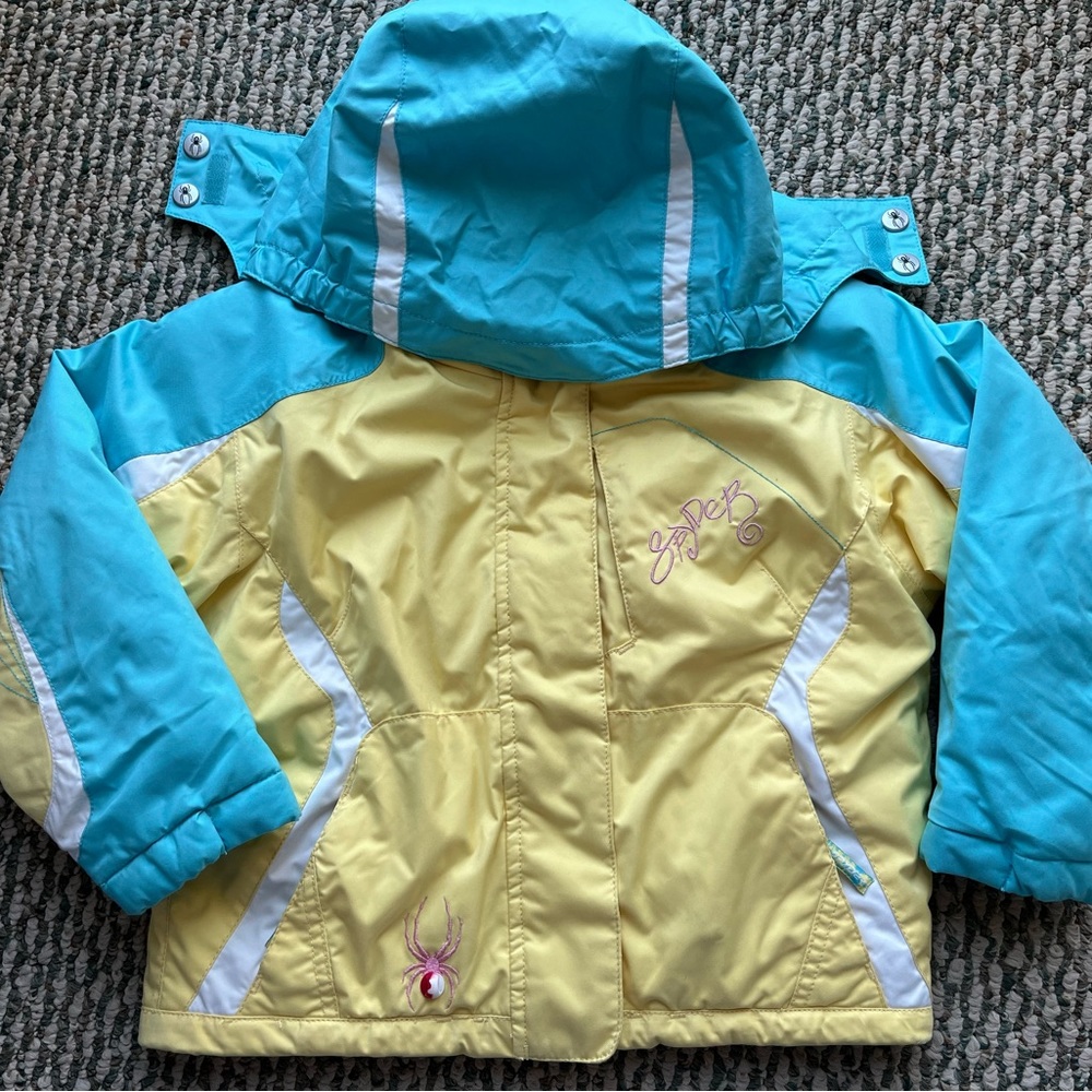 Spyder Toddler 3 Winter Jacket with Removable Hood